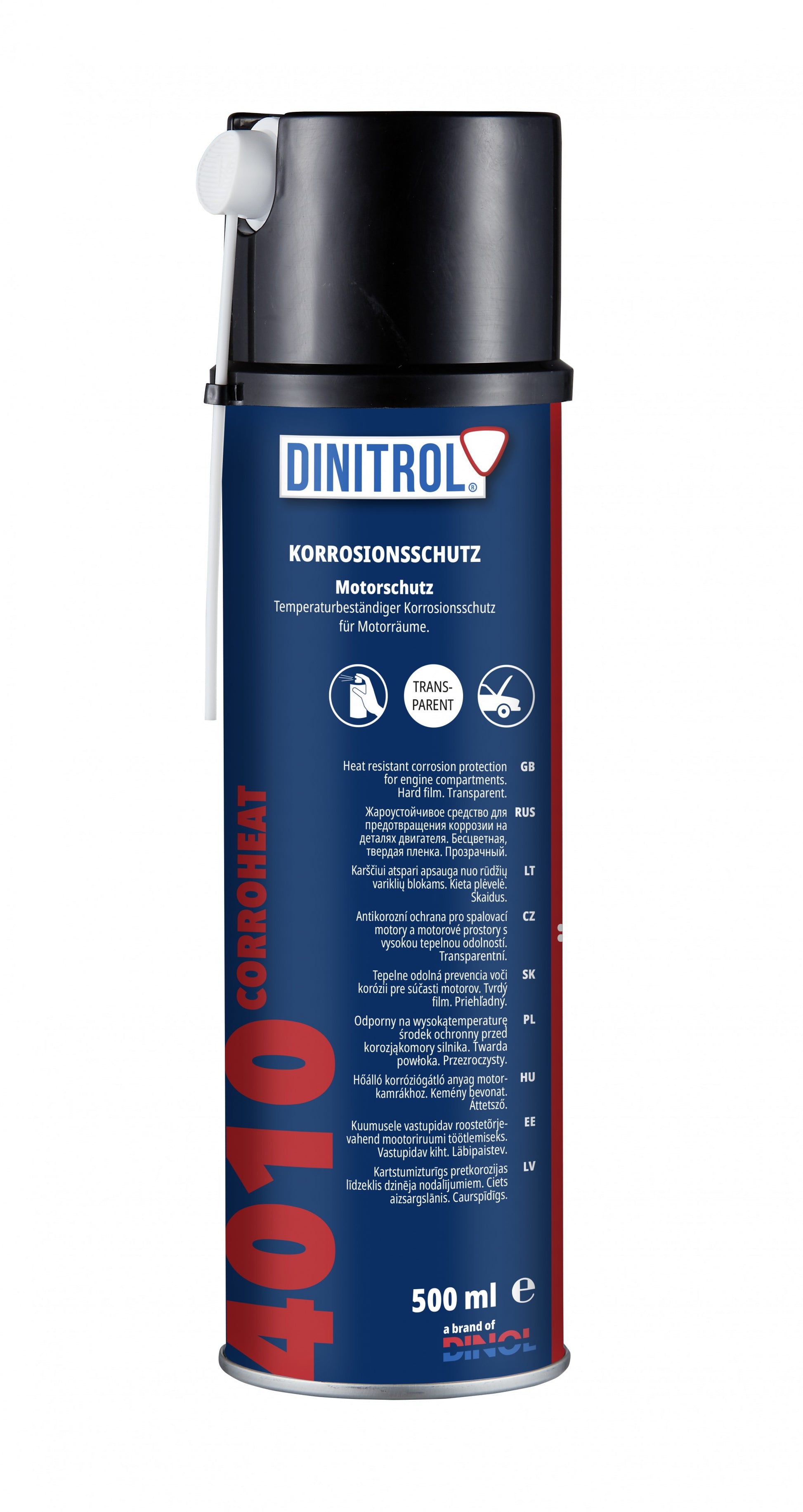 DINITROL 4010 Korrosionsschutzmittel für Oberflächen- und Motorschutz 500 ml PORT84