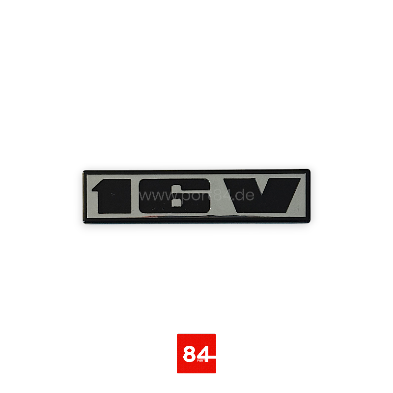 VW Golf 2 GTI 16V & Jetta GT 16V Emblem hinten PORT84