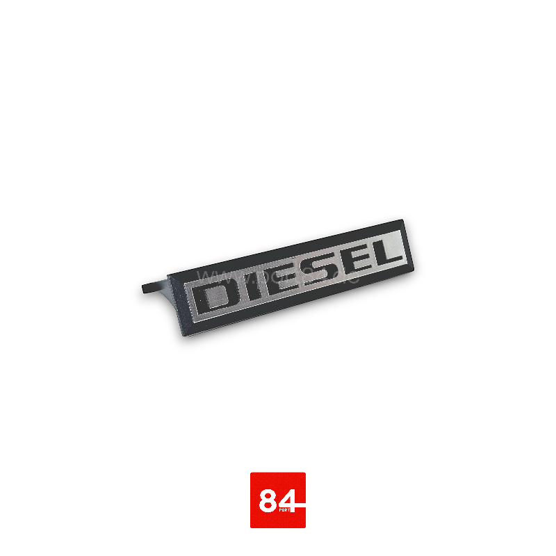 VW Golf 2 Diesel Emblem Kühlergrill PORT84