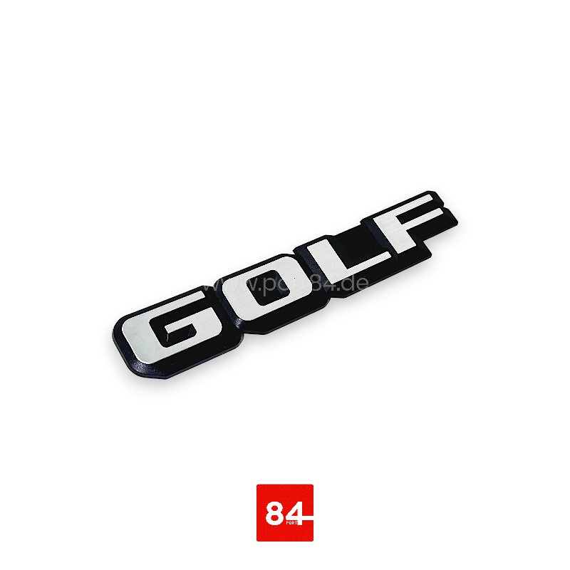 VW Golf 1 Cabriolet & Golf 2 "Golf" Emblem hinten PORT84