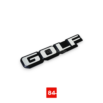 VW Golf 1 Cabriolet & Golf 2 "Golf" Emblem hinten PORT84