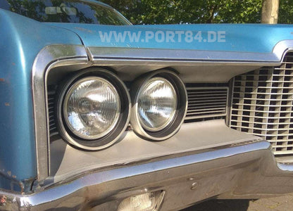 Ford Fairlane Torino Montego Landau Umrüstung EU 4x Scheinwerfer E-Prüfzeichen Port84