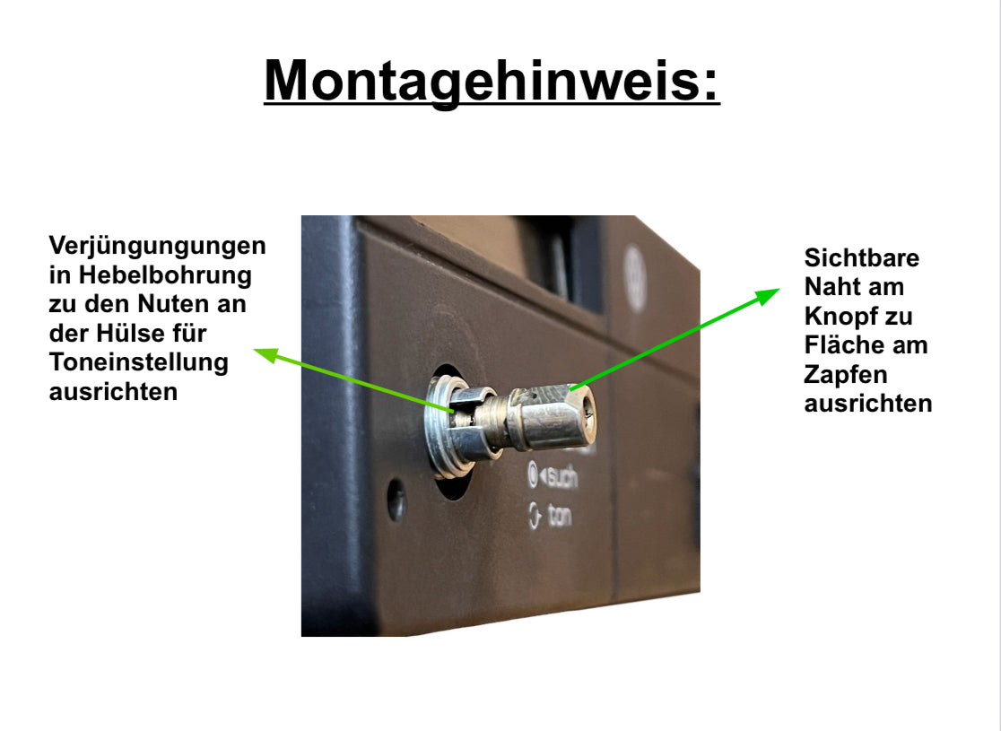 VW Alpha / Beta / Gamma / Delta Generation I Radio Verstellknopf