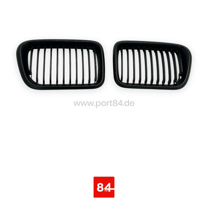 BMW E36 Design Grill Set schwarz Facelift