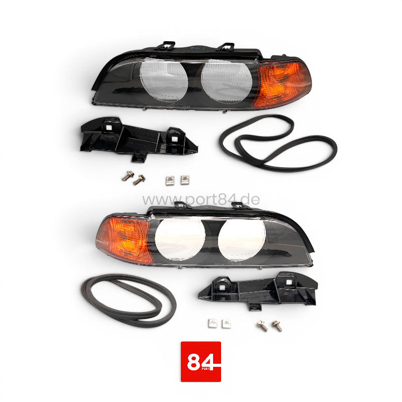 BMW 5er E39 Streuscheiben & Blinker orange Vorfacelift
