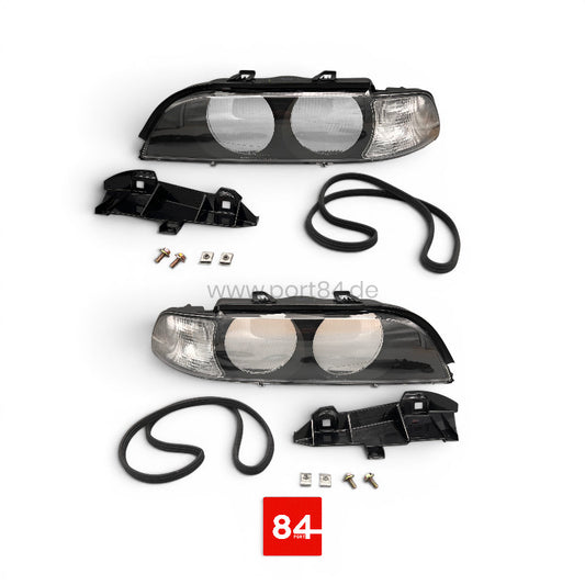 BMW 5er E39 Streuscheiben & Blinker weiß Halogenscheinwerfer