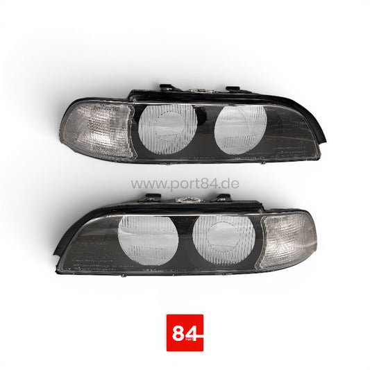 BMW 5er E39 Streuscheiben & Blinker weiß Vorfacelift Xenon- & Projektionsscheinwerfer