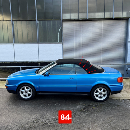 Audi 80 Cabriolet Typ 89 Verdeckabdichtung Dichtung linkes Fenster