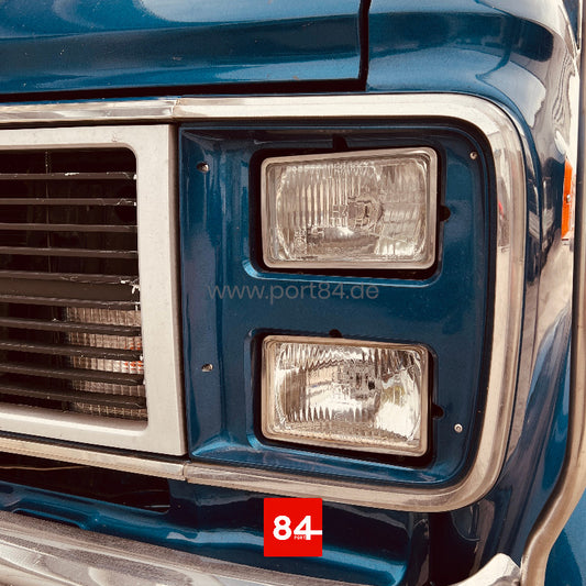 GMC Vandura / Chevrolet G10 G20 G30 Van US-Scheinwerfer Umrüstung mit E-Prüfzeichen
