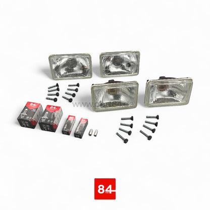 VW Golf 1 / 2 Taifun Front Scheinwerfer Kit mit E-Prüfzeichen