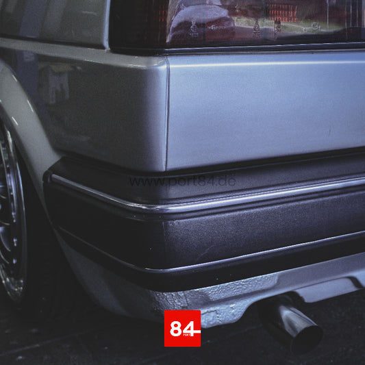 VW Golf & Jetta II Chromkeder Set schmale Stoßstange