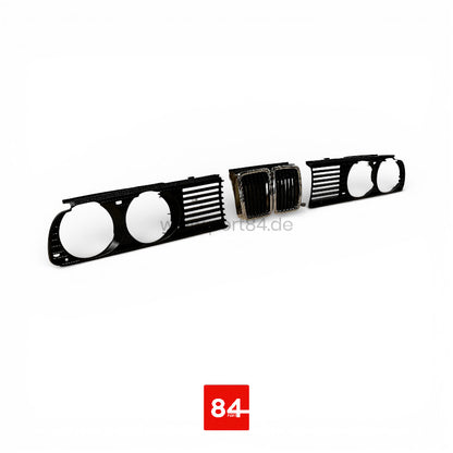 BMW E30 Niere chrom & Scheinwerfer Grill Satz