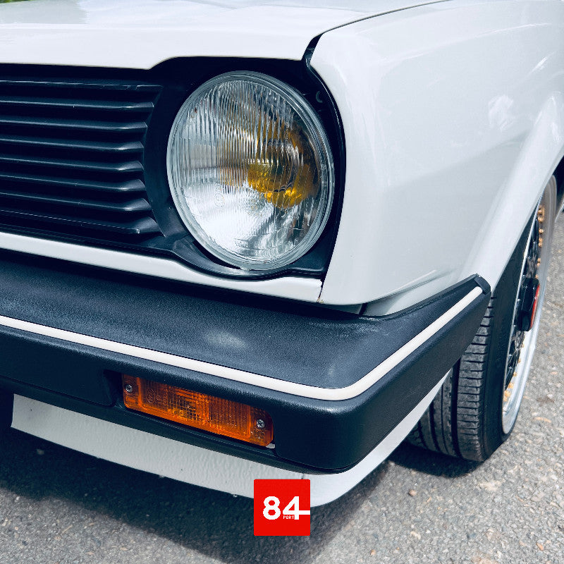 VW Polo / Derby Typ 86C Stoßstangenkeder weiß