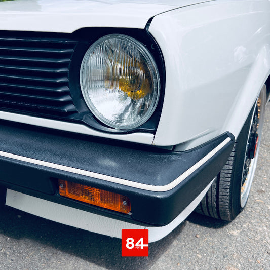VW Polo / Derby Typ 86C Stoßstangenkeder weiß
