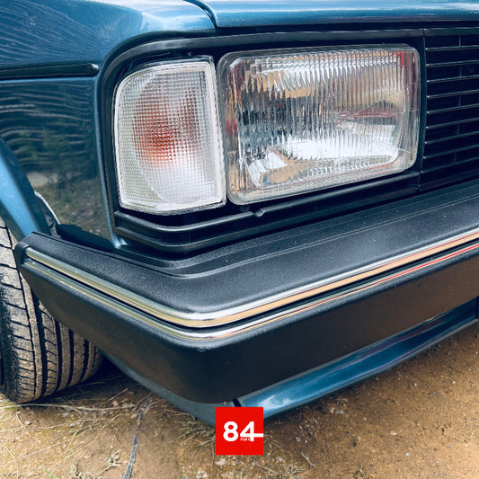 VW Golf / Jetta / Caddy 1 Facelift Chromkeder Set Stoßstange