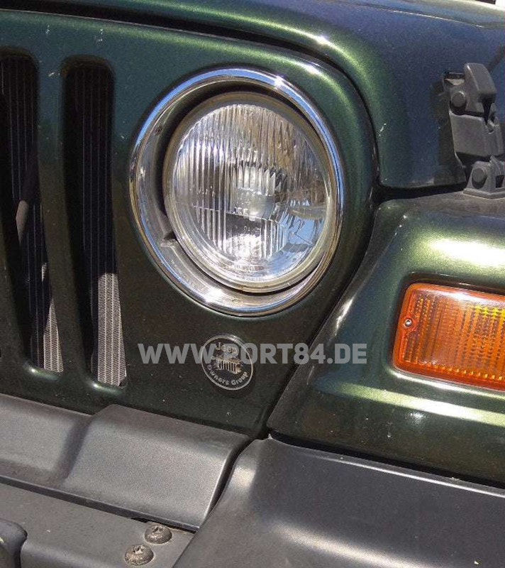 Jeep Cherokee SJ CJ Wagoneer Scheinwerfer US EU E-Prüfzeichen Umrüstung USA Port84