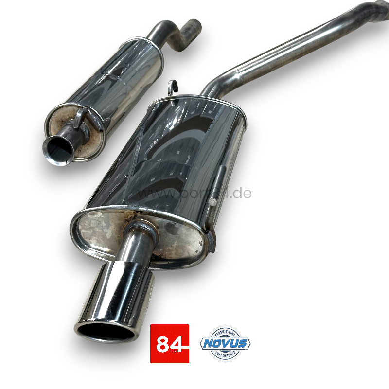 Audi 80 B4 Abgasanlage "Classic Line" aus Edelstahl PORT84