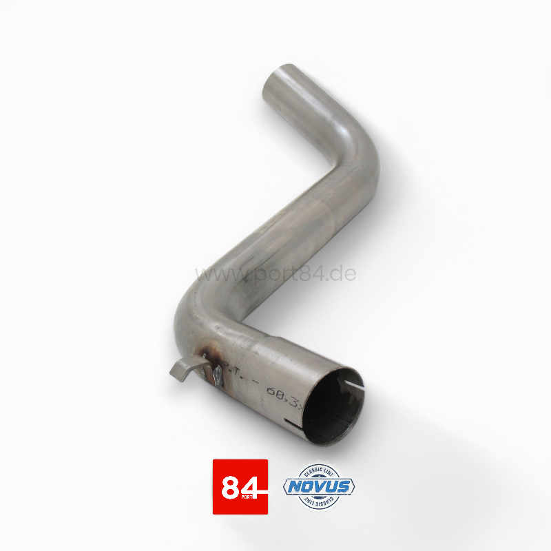 VW Golf 2 Mittelschalldämpfer-Ersatzrohr Gruppe A 60 mm aus Edelstahl NOVUS AUTOMOTIVE PORT84