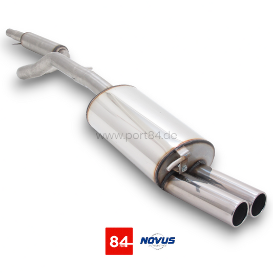 VW Golf 4 Gruppe A Sportabgasanlage ab Kat 2x76 mm aus Edelstahl
PORT84