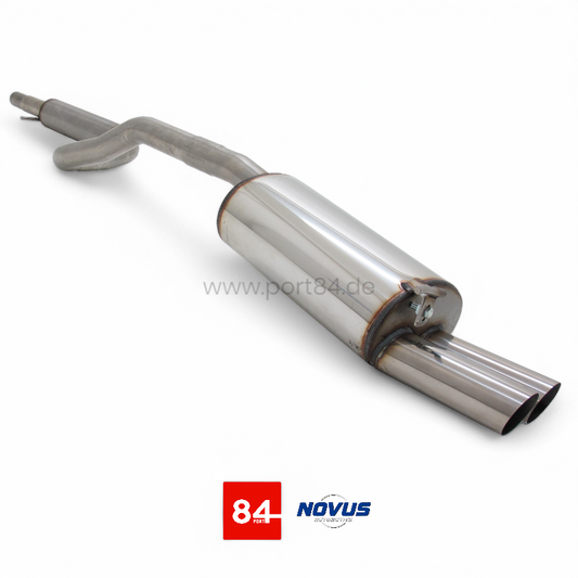 VW Golf 4 Gruppe A Sportabgasanlage ab Kat 2x76 mm MS-Design aus Edelstahl
PORT84