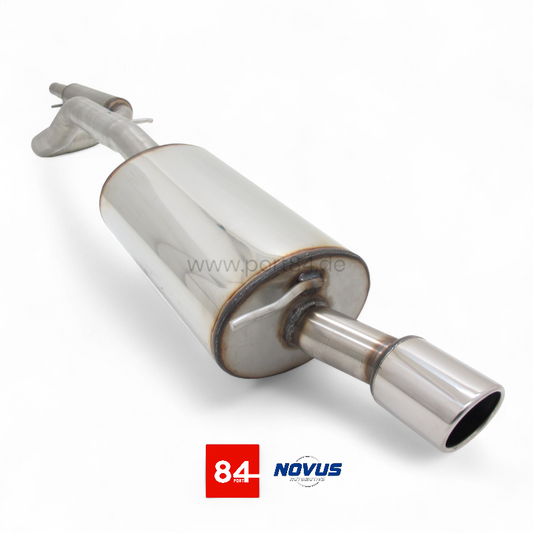 VW Golf 4 Gruppe A Sportabgasanlage ab Kat 1x90 mm SR-Design aus Edelstahl
PORT84