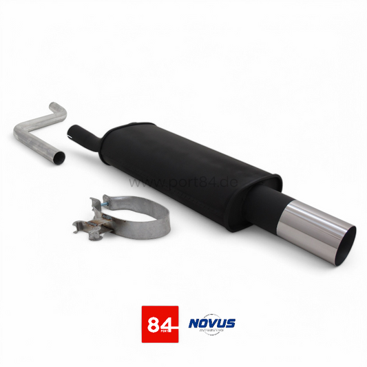 VW Polo 86c / 2F Sportendschalldämpfer 1x90mm RL-Design
PORT84