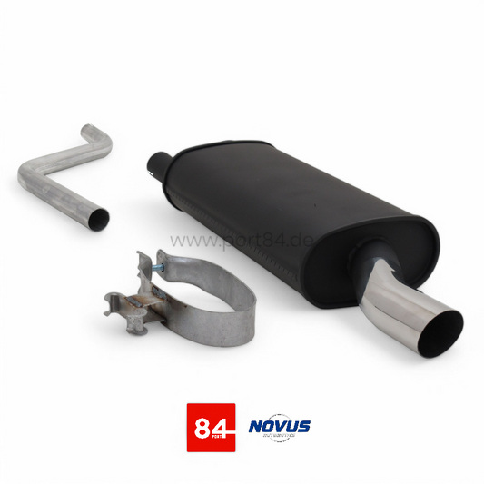 VW Polo 86c / 2F Sportendschalldämpfer 1x60mm S-Design
PORT84