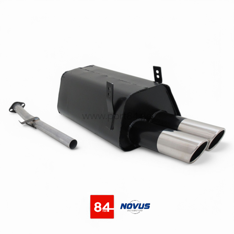 BMW E36 316i/318i Sportendschalldämpfer 2x76mm SR-Design 4 Zylinder
PORT84
