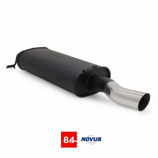 VW Golf 1 Typ 17 & Cabriolet Typ 155 Sportendschalldämpfer S-Design 1x60mm
PORT84