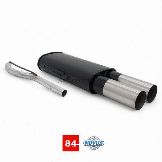 VW Passat 35i (B3/B4) Sportendschalldämpfer 2x76mm RL-Design
PORT84