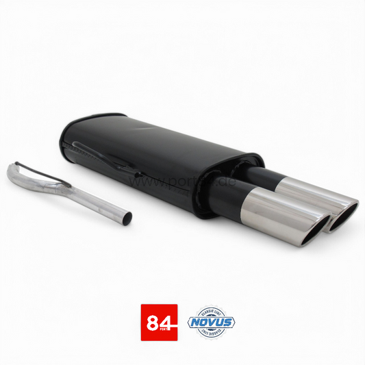 VW Passat 35i (B3/B4) Sportendschalldämpfer 2x76mm SR-Design
PORT84