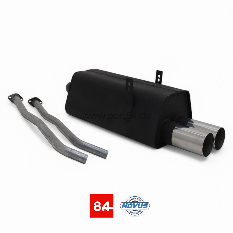 BMW E36 325i Sportendschalldämpfer 2x76mm RL-Design 6 Zylinder
PORT84