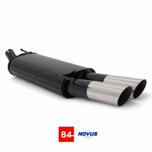 VW Golf 3 / Golf 3 Cabriolet Sportendschalldämpfer 2x76mm MS-Design
PORT84