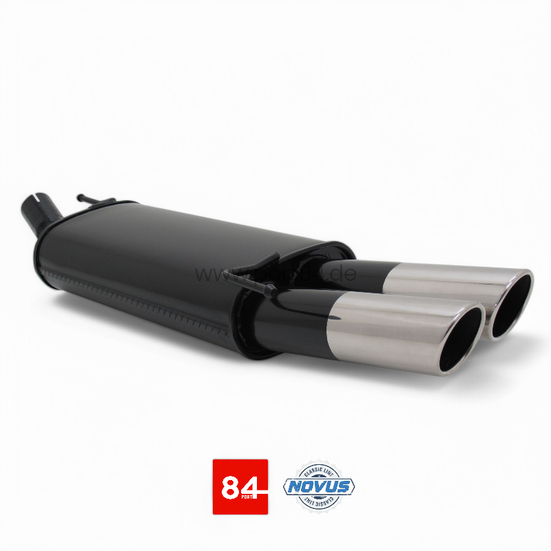 VW Golf 3 / Golf 3 Cabriolet Sportendschalldämpfer 2x76mm SR-Design
PORT84