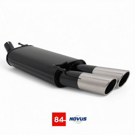 VW Golf 3 / Golf 3 Cabriolet Sportendschalldämpfer 2x76mm SR-Design
PORT84