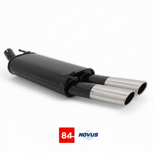 VW Golf 3 / Golf 3 Cabriolet Sportendschalldämpfer 2x85/58mm AM-Design
PORT84