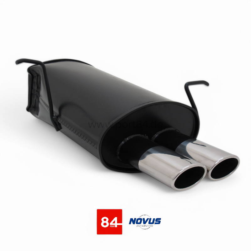 BMW E46 320i/323i/328i einflutig Sportendschalldämpfer 2x85/58mm AM-Design
PORT84