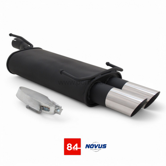Opel Kadett E Sportendschalldämpfer 2x76mm MS-Design
PORT84