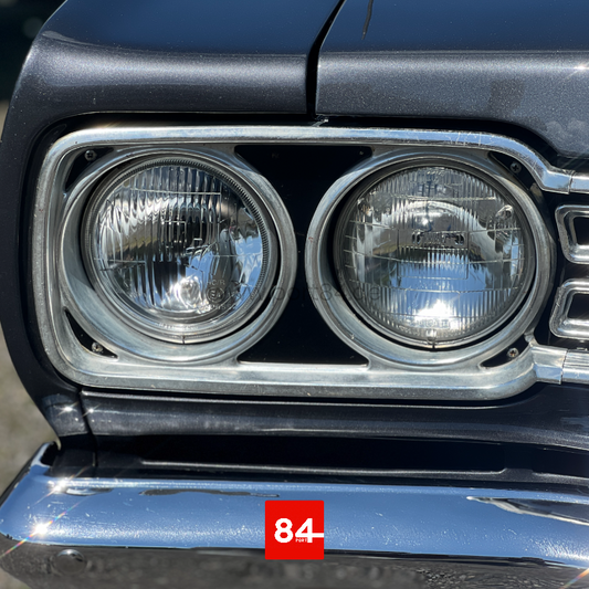 Plymouth Roadrunner Fury Barracuda Cuda Vaillant 4x headlights E-mark