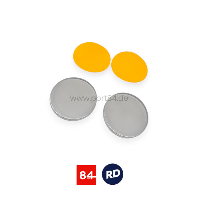 Scheinwerfer Schutzcover transparent / gelb für VW Golf 2 Doppelscheinwerfer