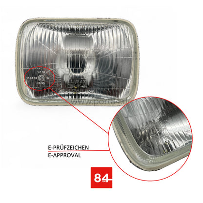 Jeep Cherokee XJ / Wagoneer / Comanche Chief (1984 - 2001) Scheinwerfer mit E-Prüfzeichen