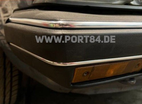 +VW Passat B2 Typ 32B Santana Quantum USA 2x Chromkeder Stoßstange Chrom Keder Port84