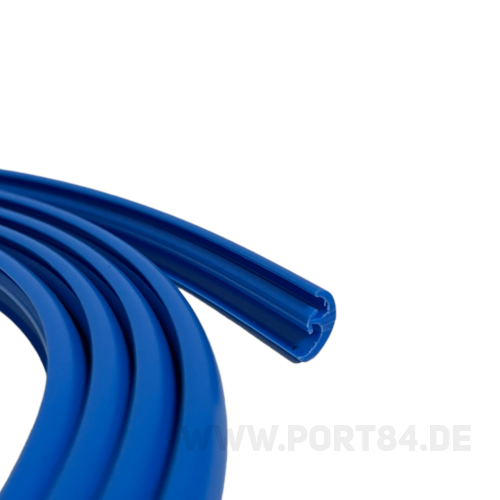 VW Scirocco 2 Typ 53B Rocco MK2 Leiste Stoßstange Keder Inlay blau Motorsport PORT84
