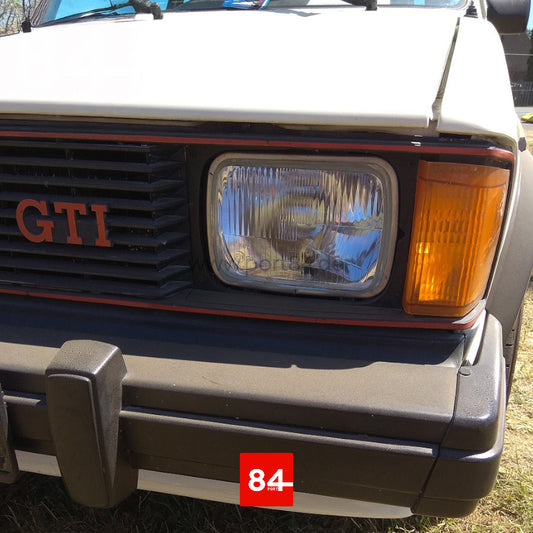 VW Golf 1 US, Rabbit Westmoreland Scheinwerfer mit E-Prüfzeichen