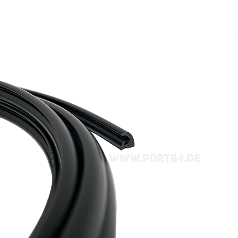 VW Golf & Jetta II Keder Set für schmale Stoßstangen -schwarz- PORT84