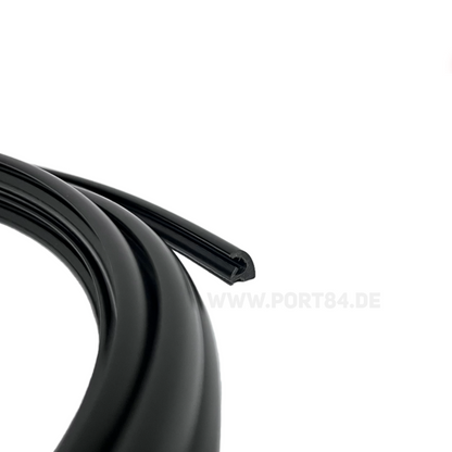 VW Golf & Jetta II Keder Set für schmale Stoßstangen -schwarz- PORT84