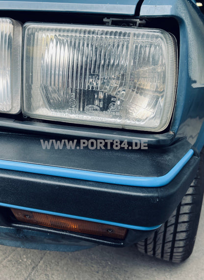 VW Passat 32B B2 Santana Quantum Leiste Stoßstange Keder blau Motorsport GT