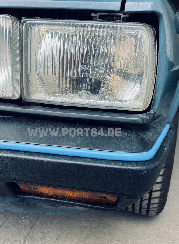 VW Passat 32B B2 Santana Quantum Leiste Stoßstange Keder blau Motorsport GT