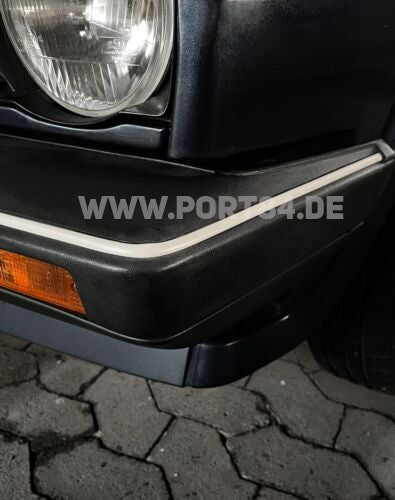 VW Polo / Derby Typ 86/86C Stoßstangenkeder -weiß- PORT84
