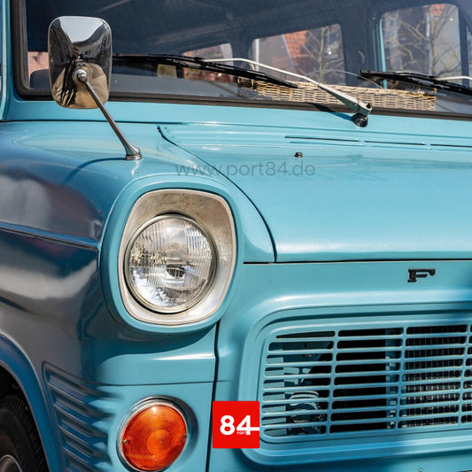 Ford Transit 65' 71' MK1 MK2 Escort Taunus Scheinwerfer mit E-Prüfzeichen